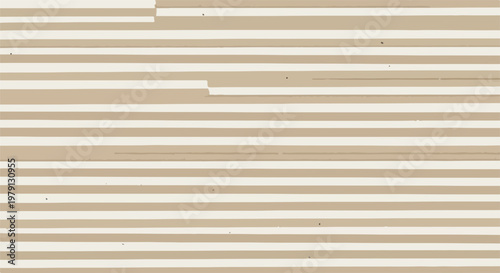 ベージュとオフホワイトの水平な縞模様が重なり合う、シンプルでモダンな抽象的テクスチャ背景素材。ミニマルなデザインやウェブサイトの壁紙、プレゼンテーションの背景として多目的に活用できる、落ち着いた色合いのグラフィックデザイン。