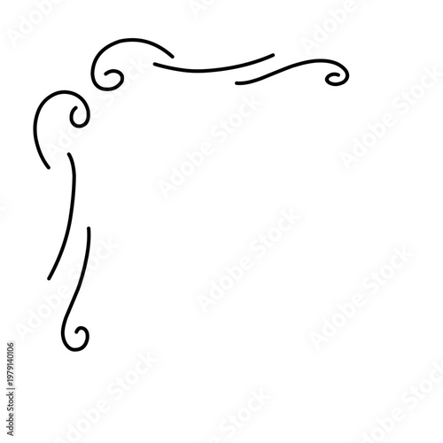 Hand Drawn Ornamental Corner