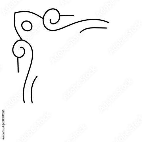 Hand Drawn Ornamental Corner