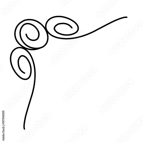 Hand Drawn Ornamental Corner