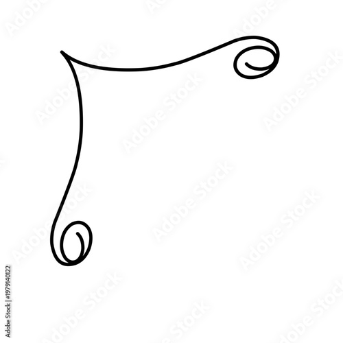 Hand Drawn Ornamental Corner