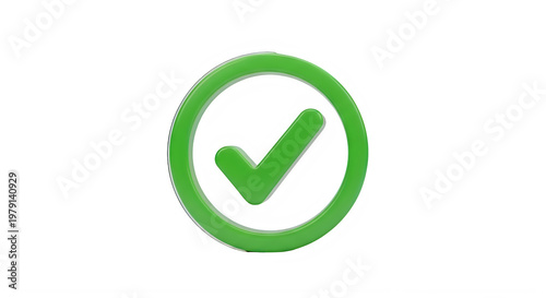 A green checkmark icon in a circle on a black background indicating confirmation or approval