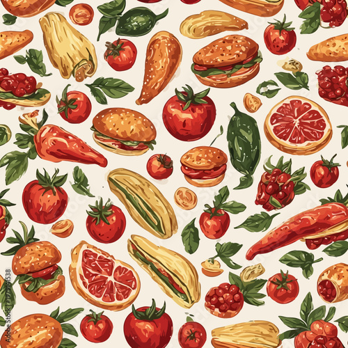 Pattern Food Design Very Cool