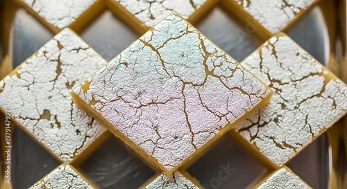 Kaju katli squares decorated with edible silver leaf reflect traditional craftsmanship in Indian festive sweets.