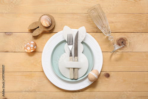 Beautiful table setting wit...
