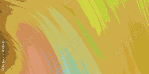 Abstract brushstrokes in warm earthy tones with hints of green and blue.