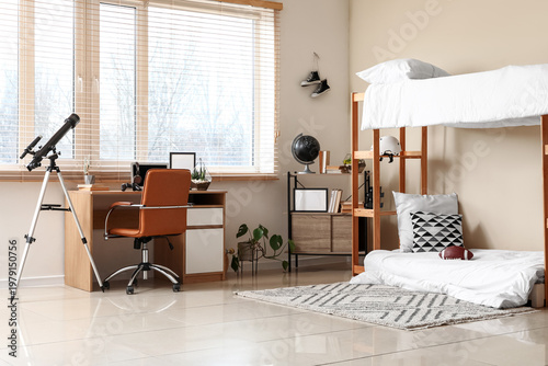Interior of teenager's room...