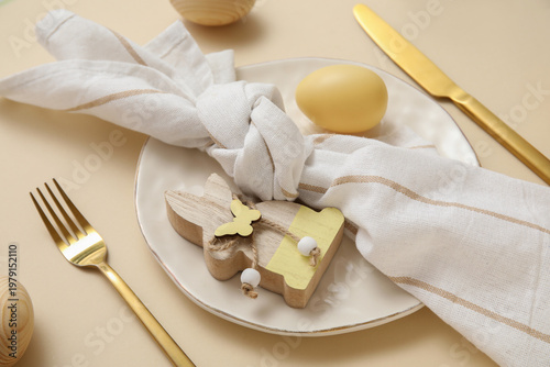 Beautiful table setting wit...