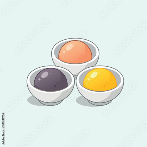 Sorbet Frozen Fruit Dessert from France