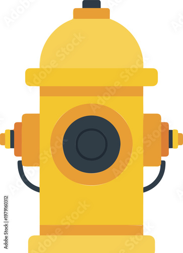 Minimalist vector illustration of an orange hot water bottle with a textured diagonal rib pattern representing heat therapy pain relief and winter comfor