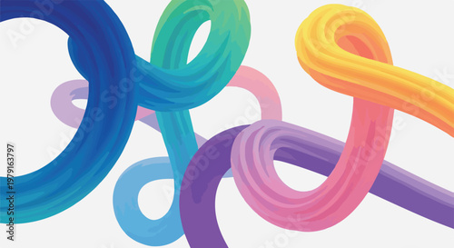 Colorful Loops and Infinity Symbols.