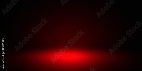 A bright red abstract background features a glowing fire pattern and dark motion waves in a creative vector design with orange flares and a textured backdrop loop