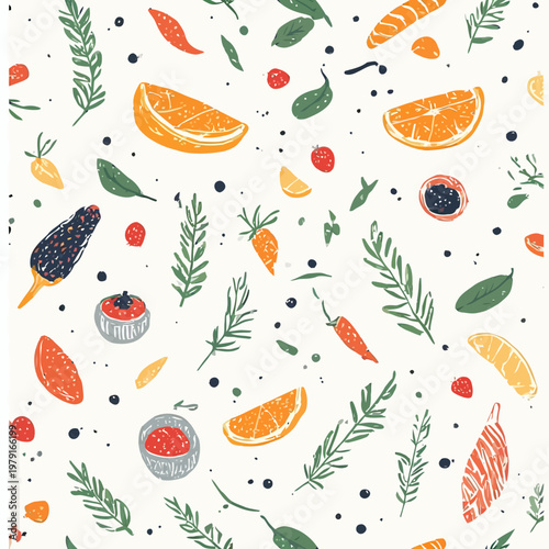 pattern food design very cool