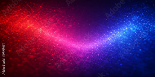 An abstract dark galaxy background with glowing red space nebulae and bright starlight rays creates a cosmic science design of the universe