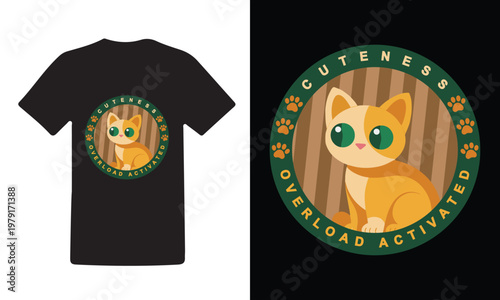 Trendy t-shirt typography design vector art