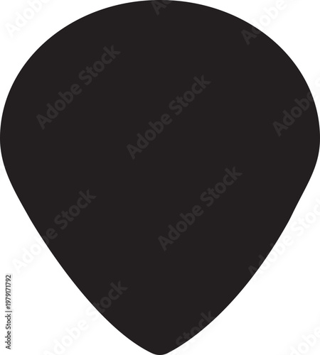 Guitar pick icon collection group flat line solid vector music instrument plectrum symbol design isolated on white background for app web logo ui pack editable stroke.