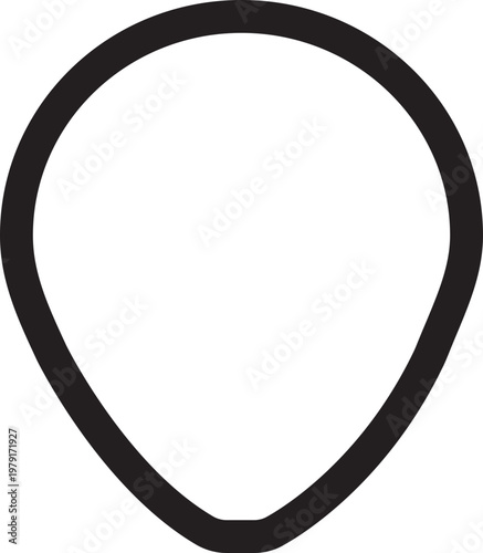 Guitar pick icon collection group flat line solid vector music instrument plectrum symbol design isolated on white background for app web logo ui pack editable stroke.