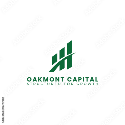 The logo is sleek and abstract, featuring rising geometric bars intersected by a sweeping curve. This symbolises growth, momentum, investment performance, and the creation of long-term value.