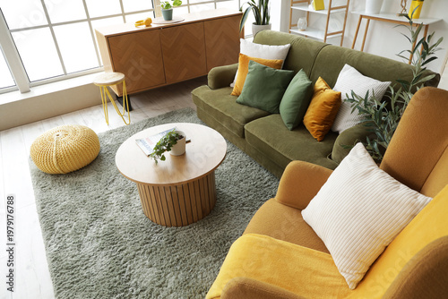 Interior of stylish living ...