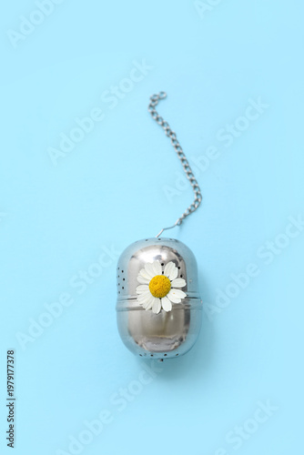 Tea strainer and chamomile ...