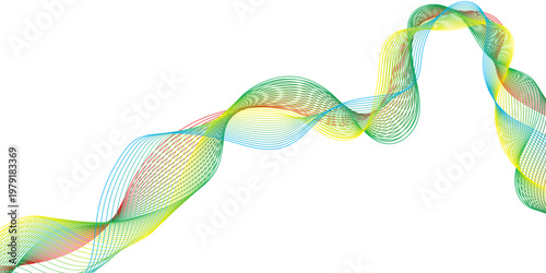 Illustrated wavy lined background with plenty of room to add your own text