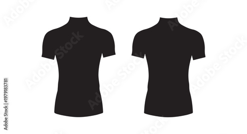 Elegant black t-shirts showcasing modern minimalist style and versatile casual wear options