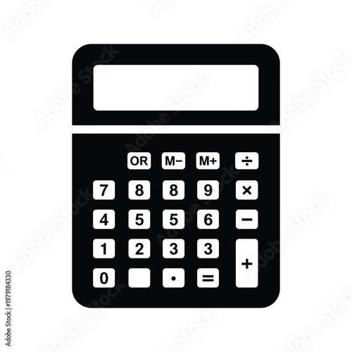 Black numeric keypad with blue backlit keys for efficient data entry and calculations
