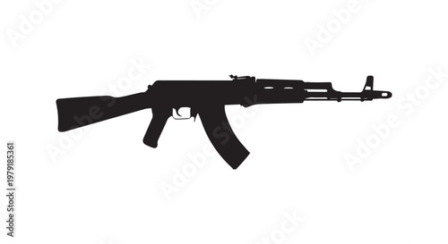 Elegant airplane silhouette soaring gracefully against a pure white background under clear skies