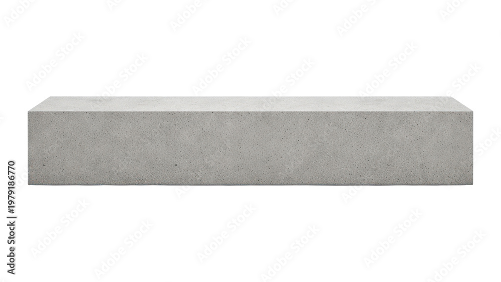 Naklejka premium PNG Minimalist concrete display platform