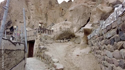 The ancient rock settlement of Kandovan in Iran
