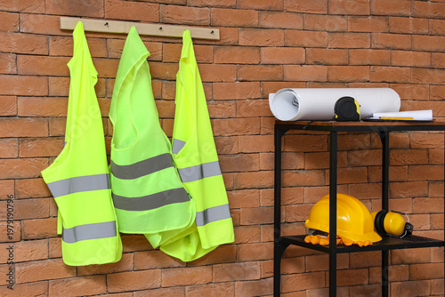 Safety vests and shelving u...