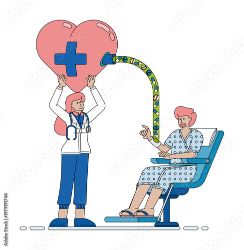 Healthcare Insurance Support Vector Illustration Concept