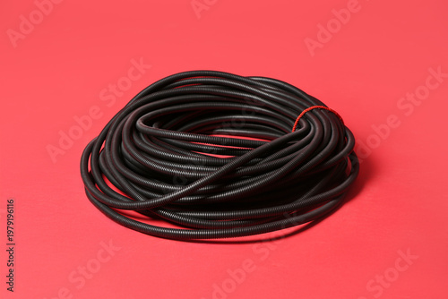 Rolled flexible conduit tub...