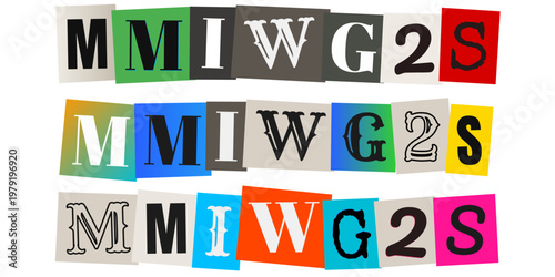 Missing Murdered Indigenous Women Girls Two Spirit Ransom Note Style Graphic