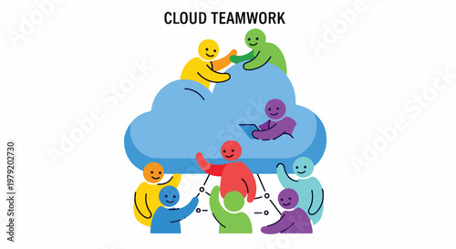 People working together as a team.