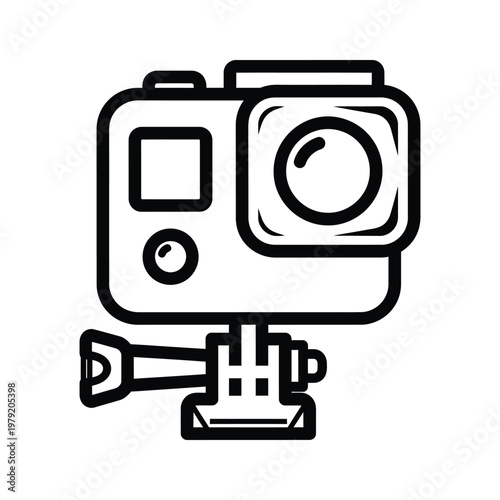 Action Camera Mount Recording Device Commercial