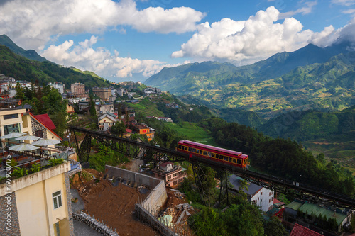 Natural and urban views of Vietnam