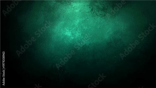 Vector Abyssal Emerald Hues Abstract Art Background