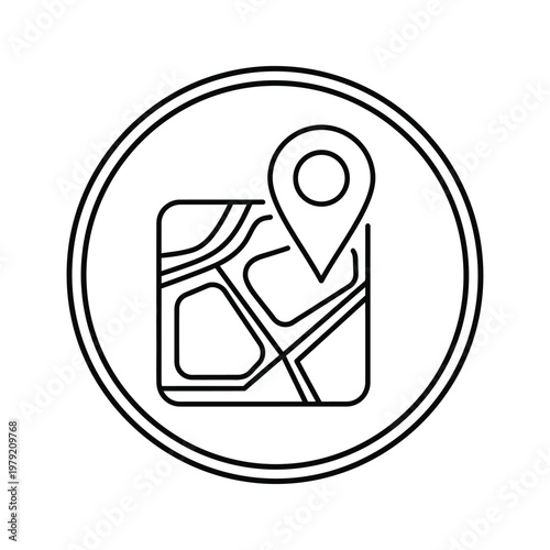 Map Pin Location Icon Business