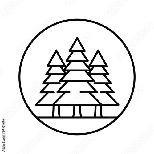 Forest Icon Nature Emblem