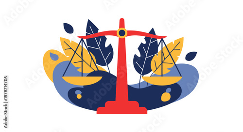 Scales of Justice Balance Equality.