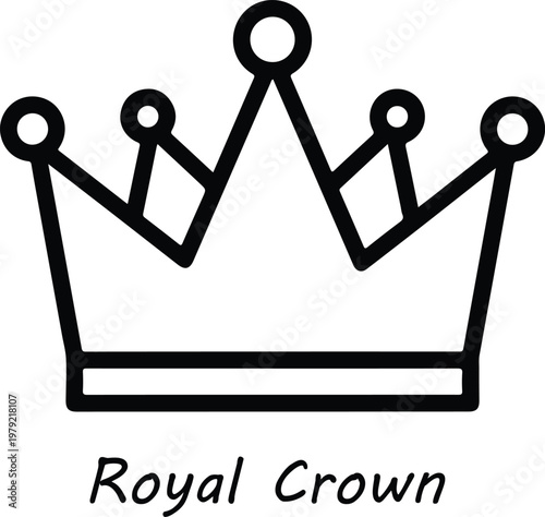 Vector illustration of a professional business team and community members joined together as a crown symbol to represent the concept of leadership, partnership, and social connection
