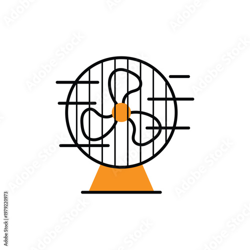 Table fan icon