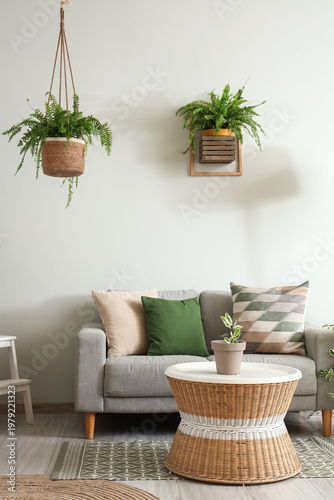 Interior of living room wit...