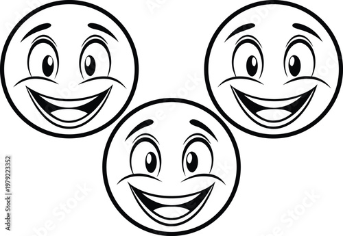 Funny Faces Expression Character Collection. Playful Funny Faces Emotion Set. Cute Funny Faces Cartoon Expressions Set. Happy Funny Faces Emotion Collection. Silly Joyful Funny Faces Character Pack.