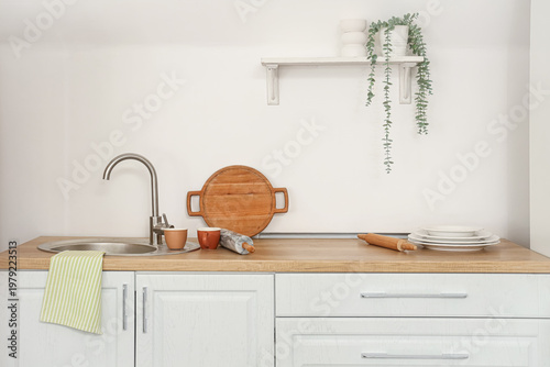 Counters with sink and uten...