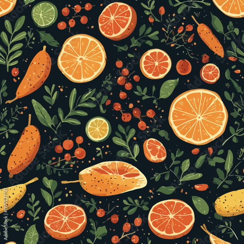 Food Pattern design very cool