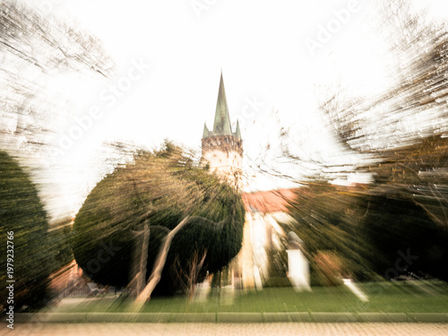 Photos Dynamic zoom blur view of St