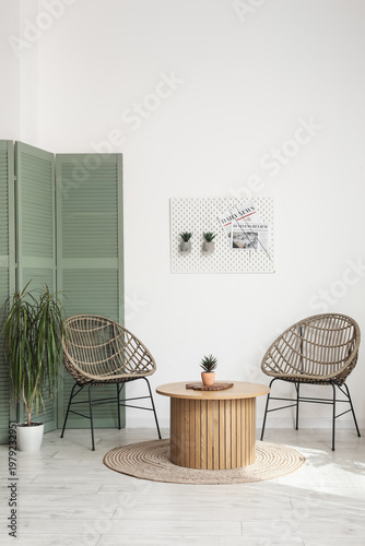 Interior of living room wit...