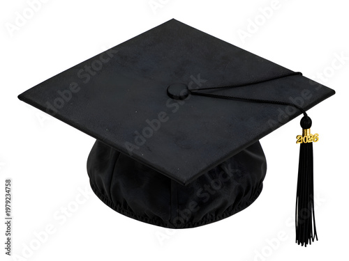 graduation cap and diploma